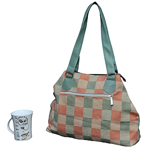 Printed Cotton Calico Canvas Bag