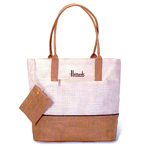 Natural Jute Fibre / Fibre Tote Bag